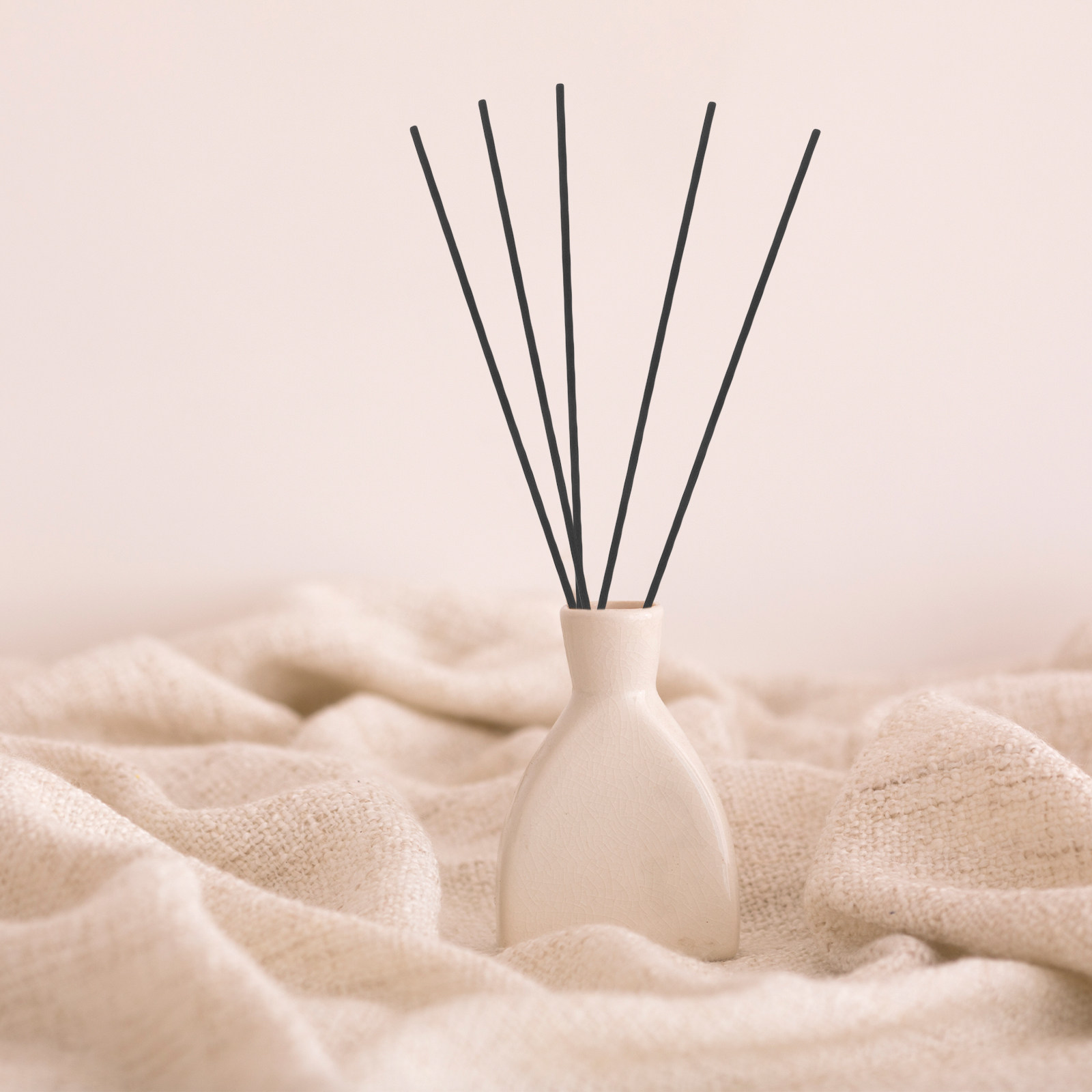 Home Fragrance - 100Pcs Fibre Reed Diffuser Sticks Black