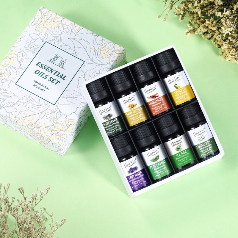 Fragrance Oil Set - 6/8 Pcs 10ml Pure Plant Natural