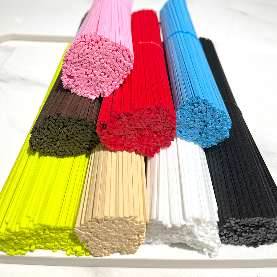 Home Fragrance Reed Diffuser Refill - 50pcs 22cmx3mm Triangle Shape Fibre Reed