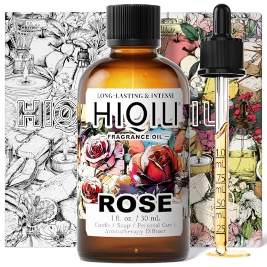 Home Fragrance - HIQILI Rose Fragrance Oil for Candle,