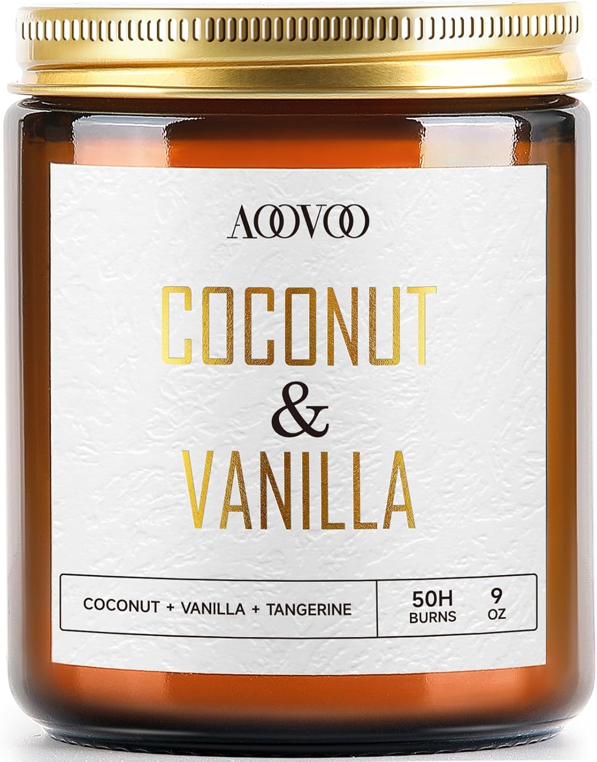 Home Fragrance - Coconut Vanilla Scented Candle 9 oz