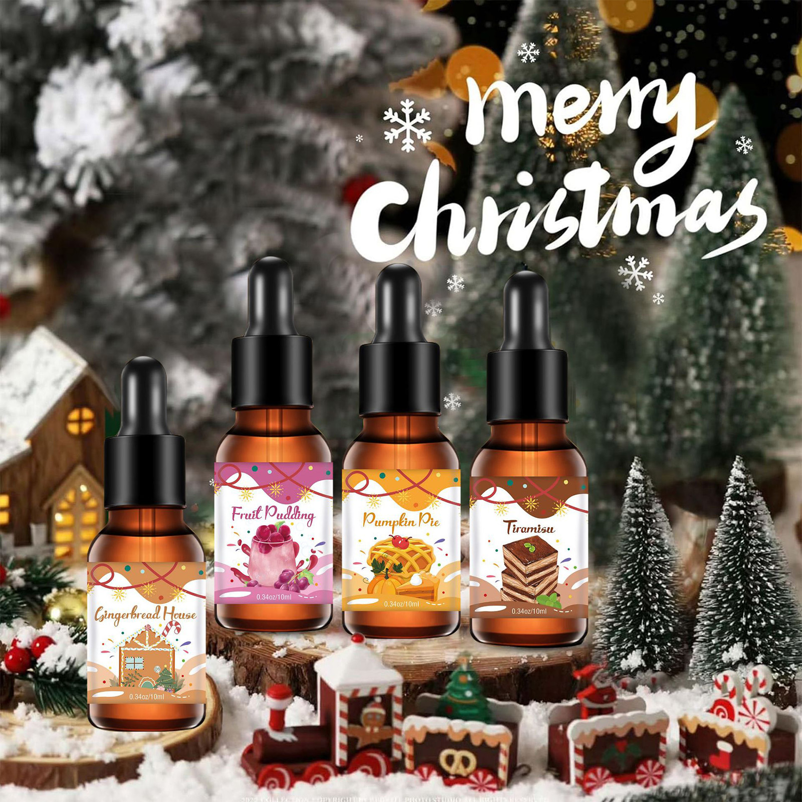 Christmas Fragrance Oil Bakery - مراجعة Fragrance Oil Set وسعره