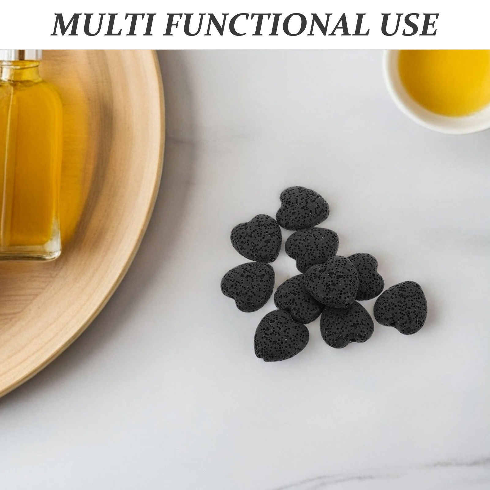 20Pcs Heart Volcanic Lava Rock - مراجعة Home Fragrance وسعره