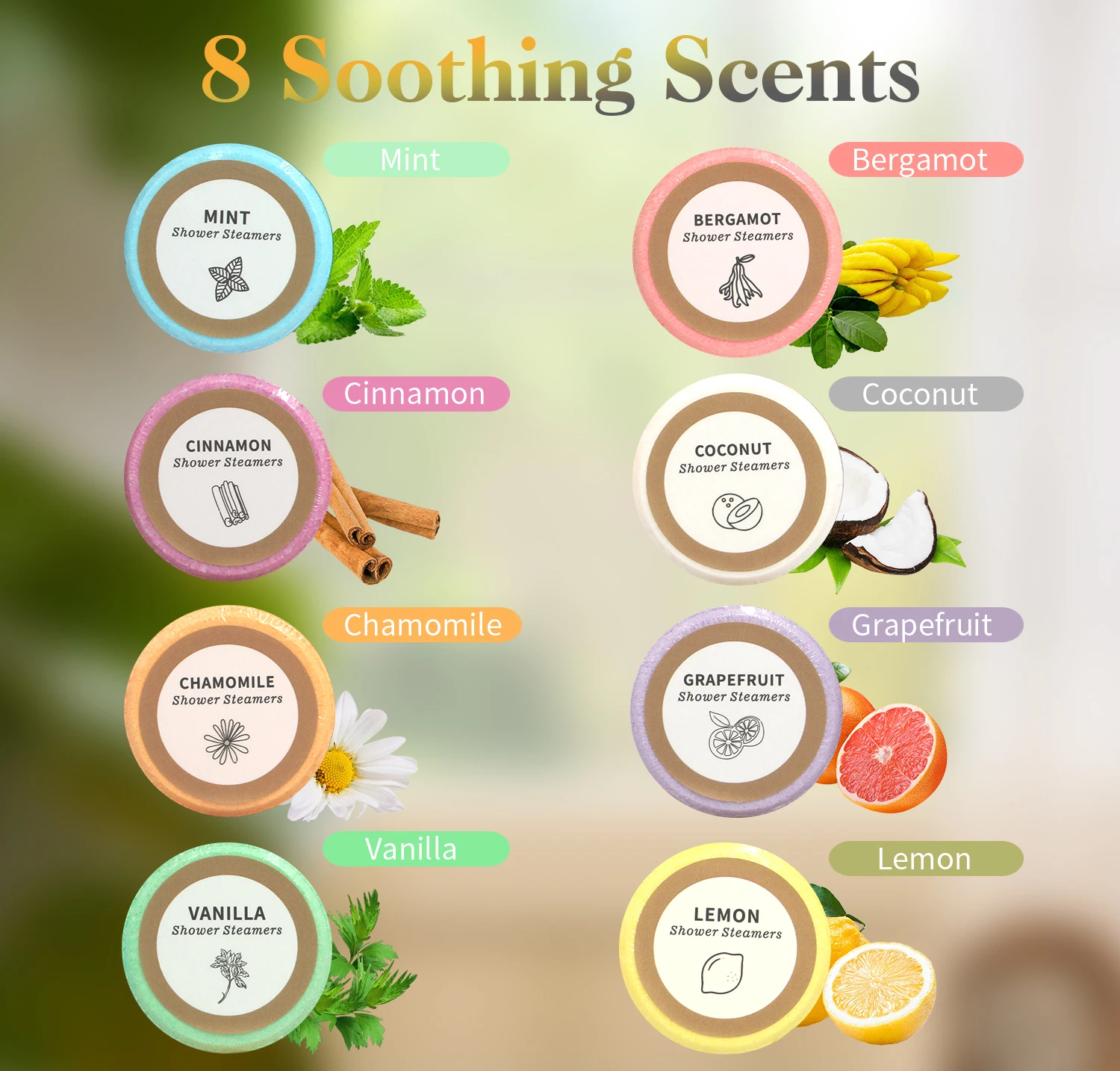 Shower Steamers - 8 Pack Showe - مراجعة Fragrance Oil Set وسعره