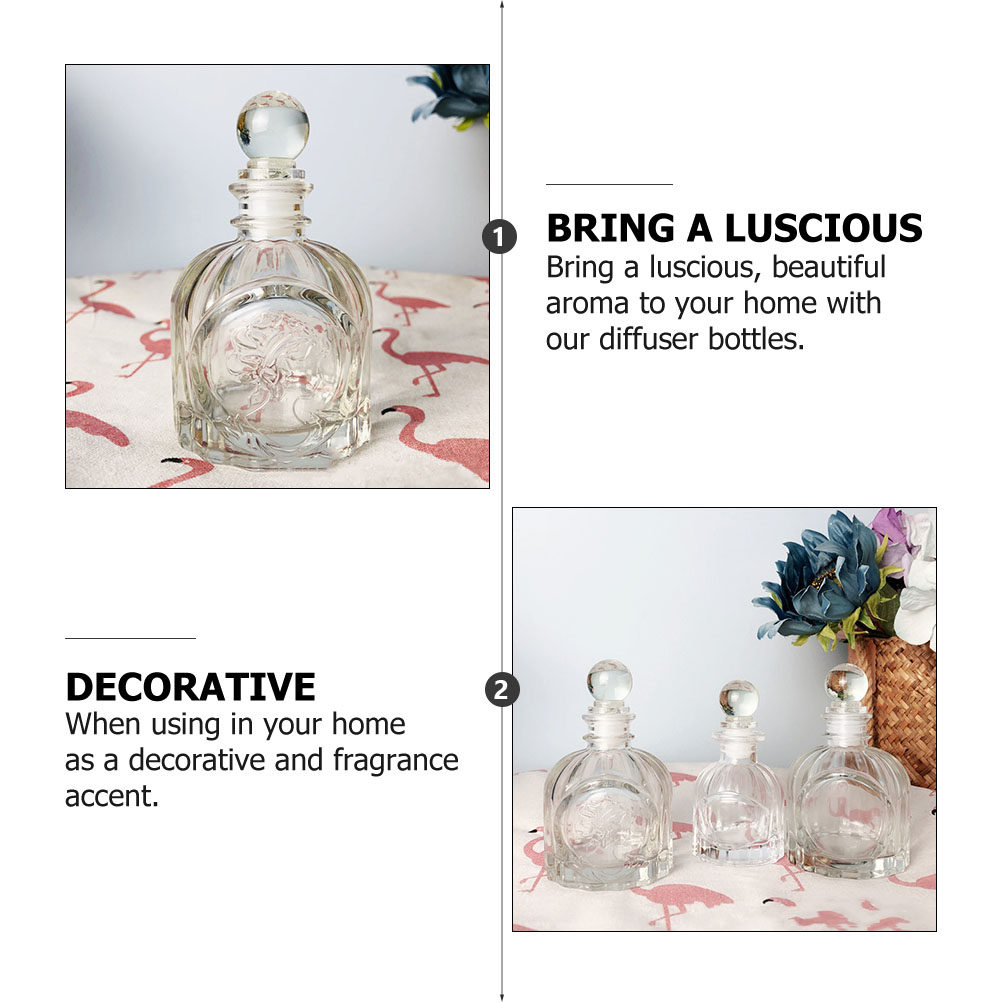 5Sets Fragrance Bottles Transp - مراجعة Home Fragrance Bottle وسعره