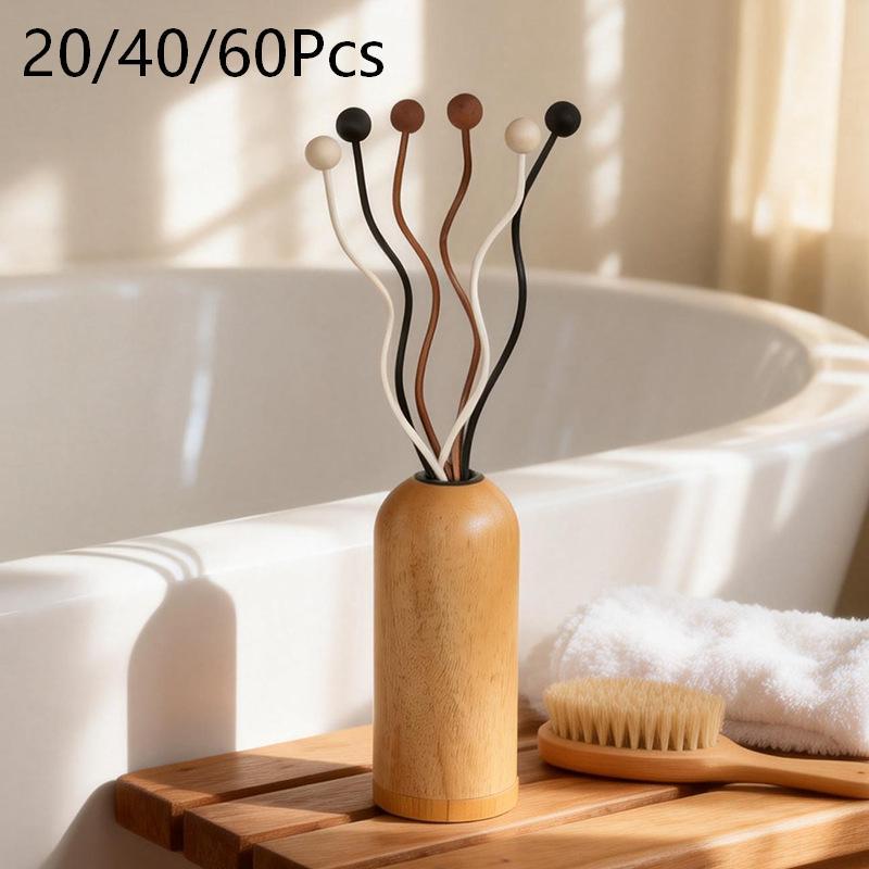 Wooden Bead Wave Shaped Rattan - مراجعة Home Fragrance Reed Diffuser Refill وسعره