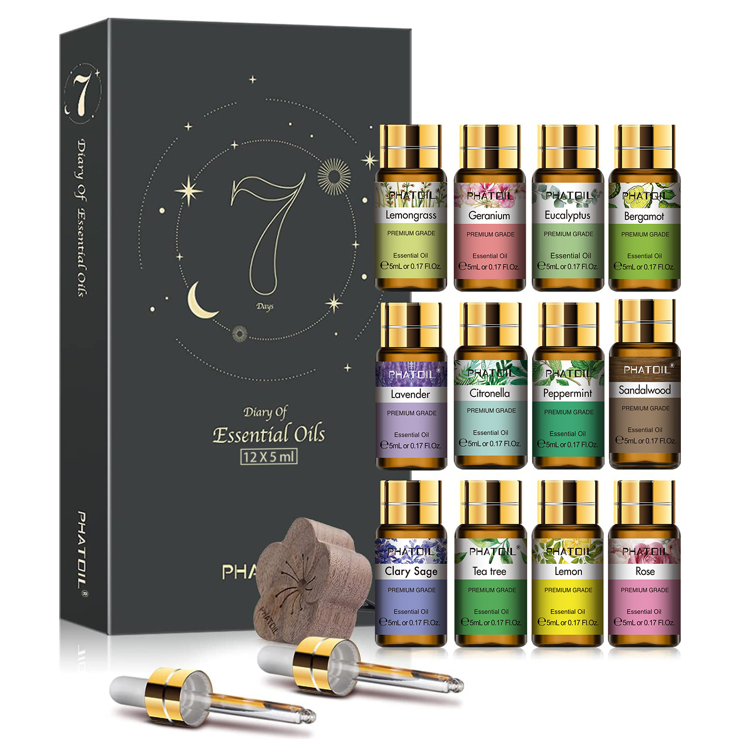 PHATOIL 12pcs/15pcs Aromathera - مراجعة Fragrance Oil Set وسعره