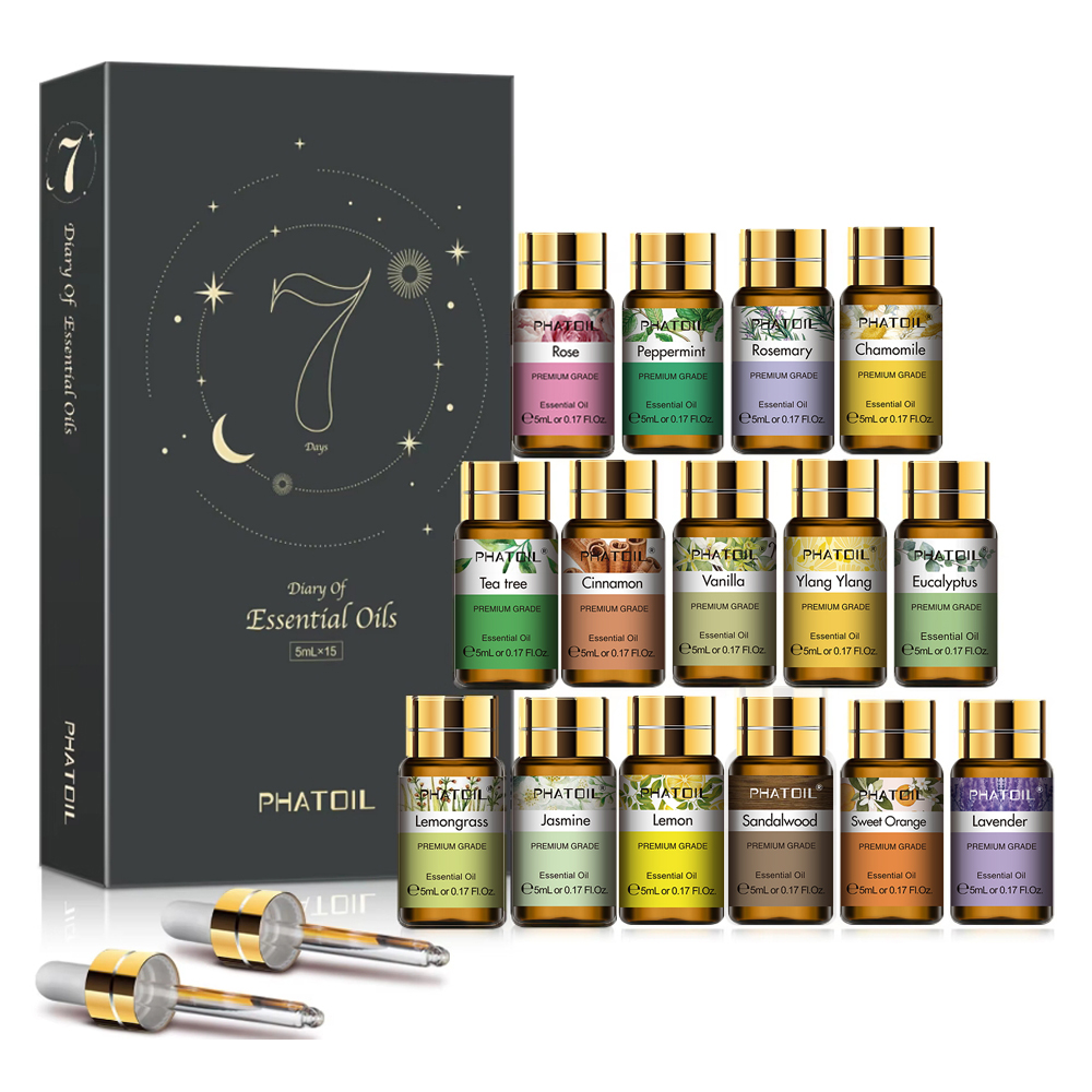 PHATOIL 12pcs/15pcs Aromathera - مراجعة Fragrance Oil Set وسعره