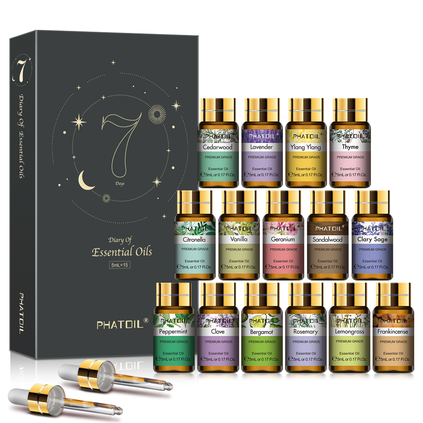 PHATOIL 12pcs/15pcs Aromathera - مراجعة Fragrance Oil Set وسعره