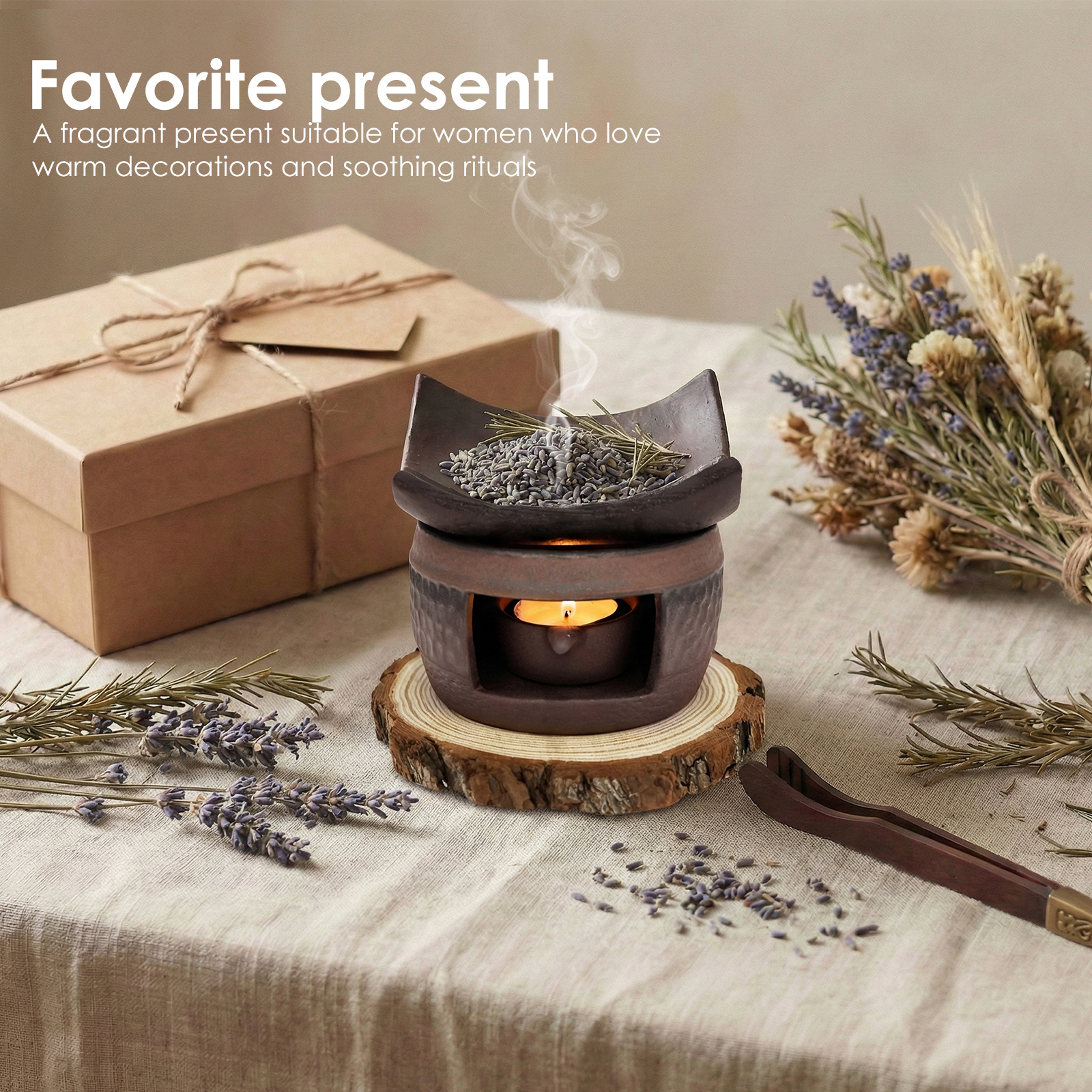 Ceramic Aromatherapy Tea Stove - مراجعة Wax Melt Burner وسعره