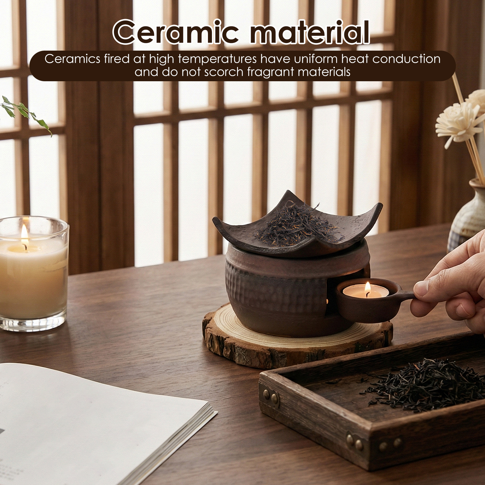Ceramic Aromatherapy Tea Stove - مراجعة Wax Melt Burner وسعره