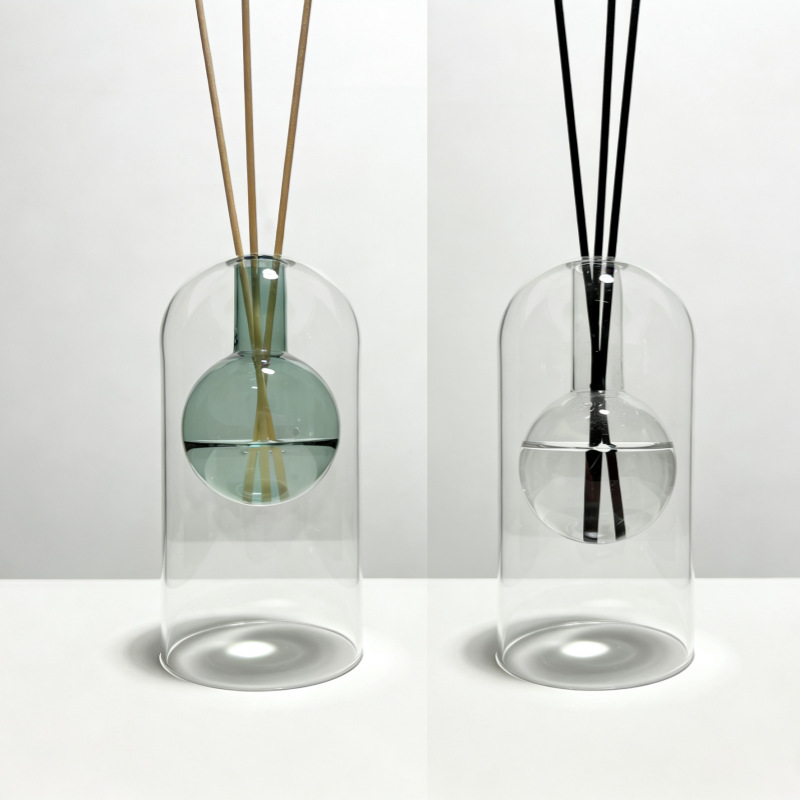 Ins Nordic U-shaped Double Wal - مراجعة Home Fragrance Bottle وسعره