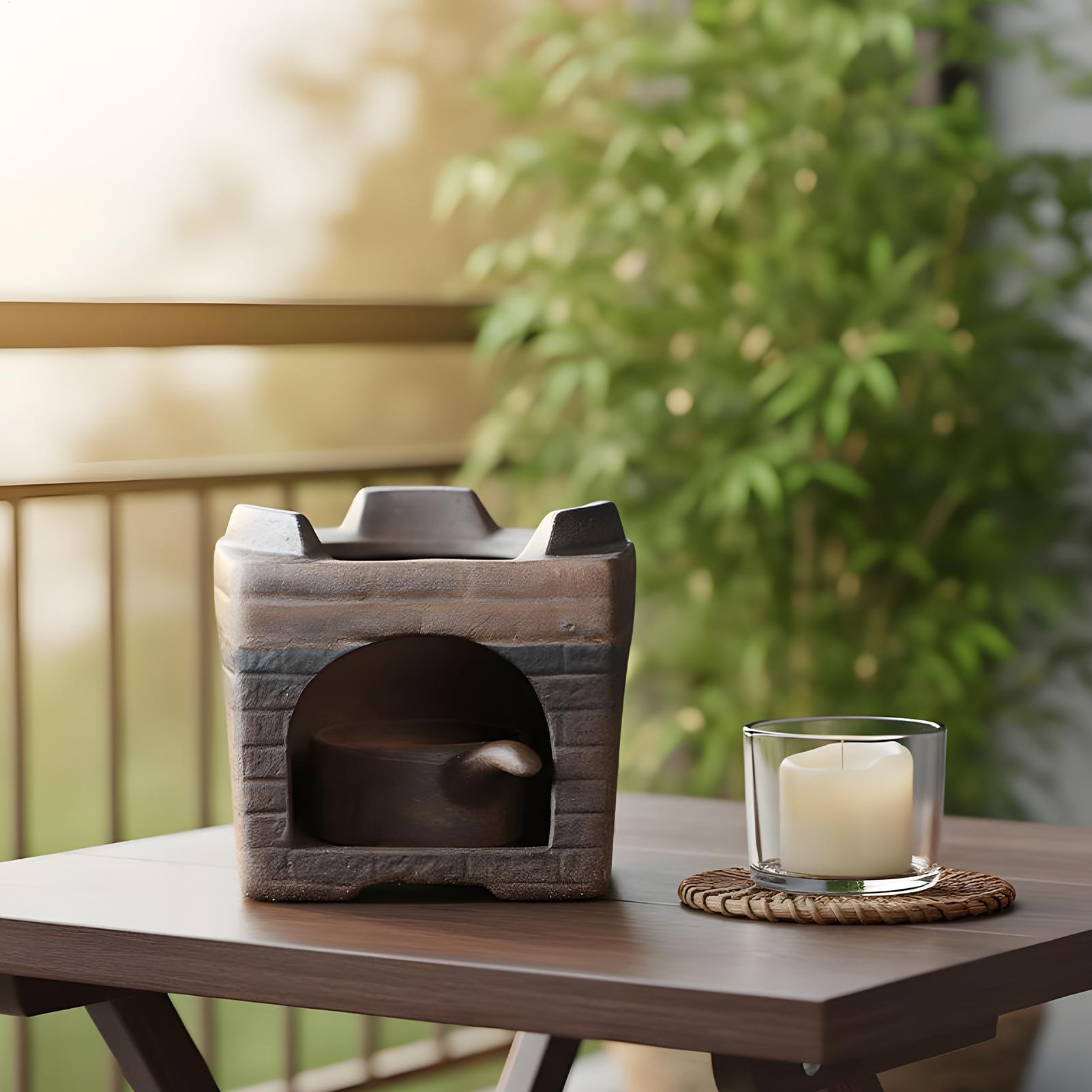 Oil Burner Ceramic Vintage Cor - مراجعة Wax Melt Burner وسعره