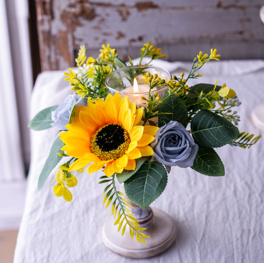 Simulation Sunflower Wreath Ca - مراجعة Home Fragrance Bottle وسعره