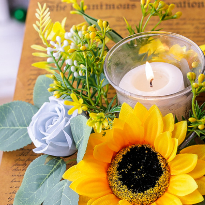 Simulation Sunflower Wreath Ca - مراجعة Home Fragrance Bottle وسعره