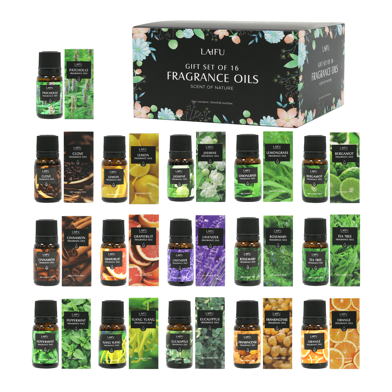 16x10ml Essential Oils Set for - مراجعة Home Fragrance Potpourri وسعره