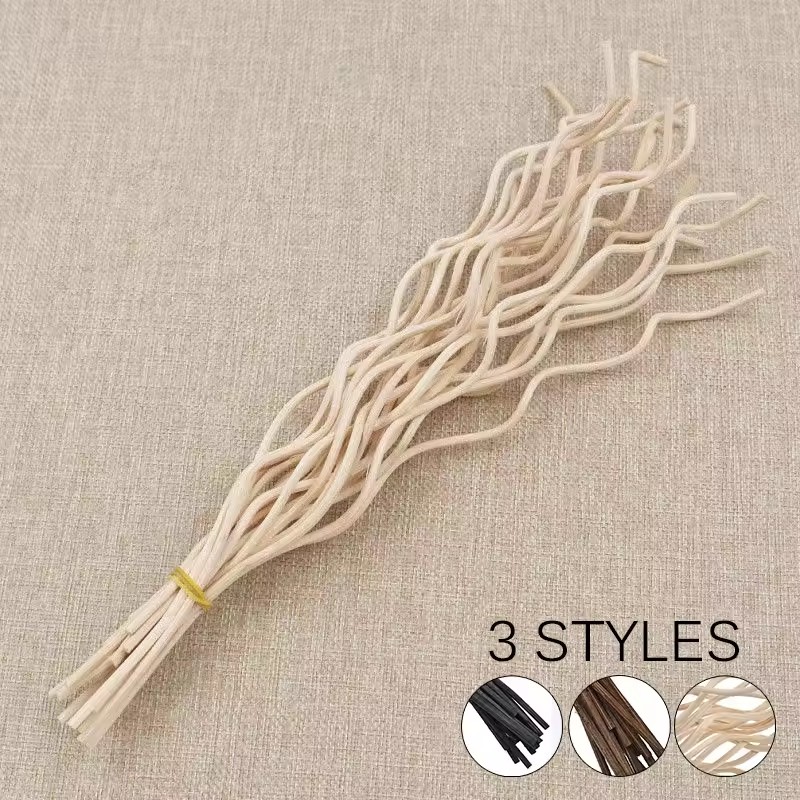 20Pcs Long Wavy Rattan Reed Di - مراجعة Home Fragrance Reed Diffuser Refill وسعره