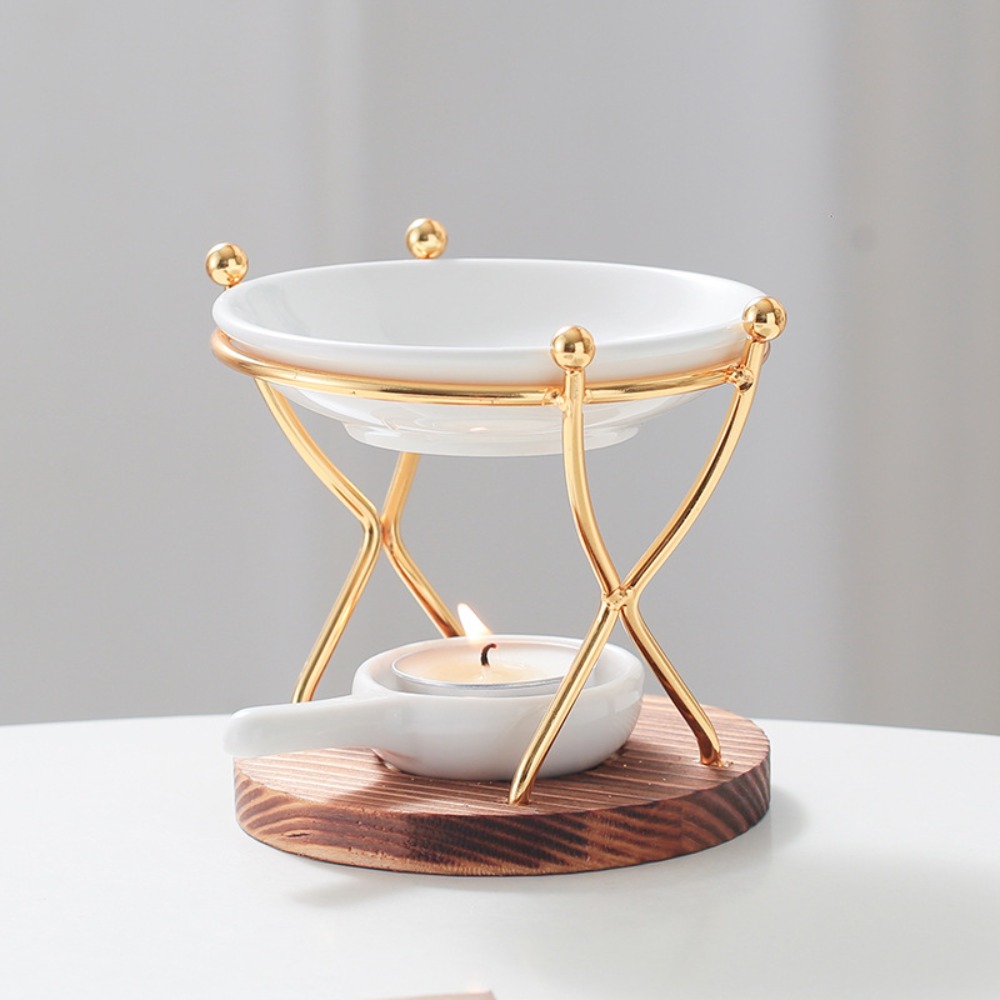 Practical Wooden Base Aromathe - مراجعة Wax Melt Burner وسعره