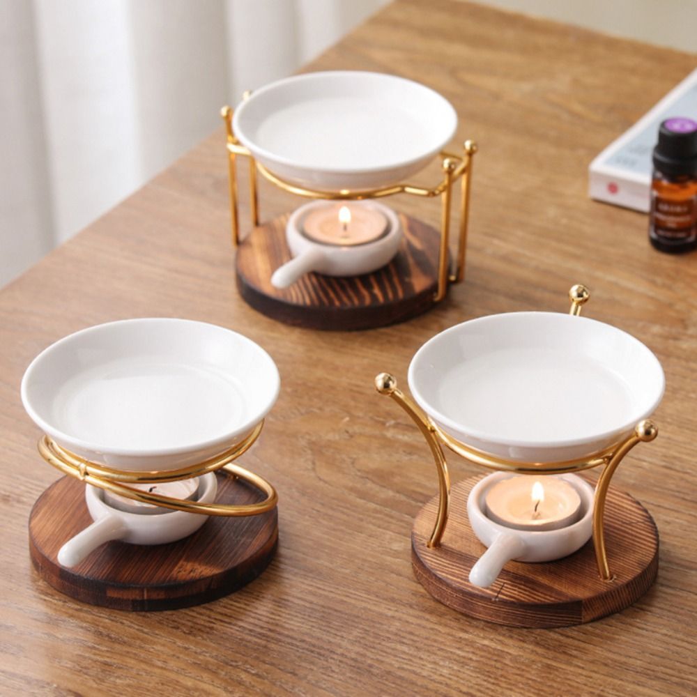 Practical Wooden Base Aromathe - مراجعة Wax Melt Burner وسعره