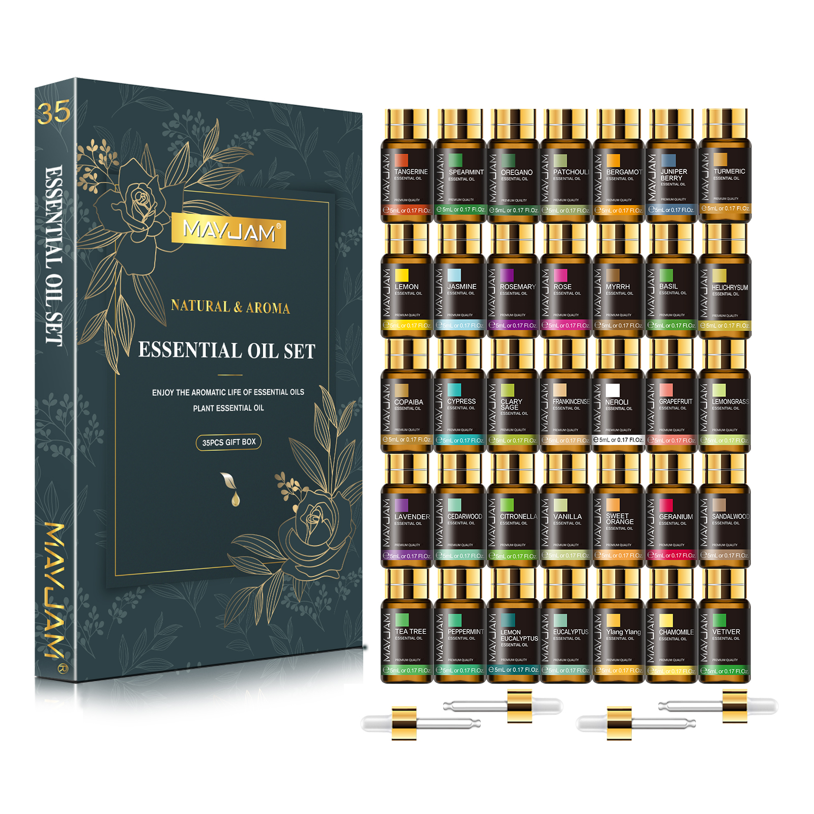 MAYJAM 35 Bottles Aromatherapy - مراجعة Fragrance Oil Set وسعره