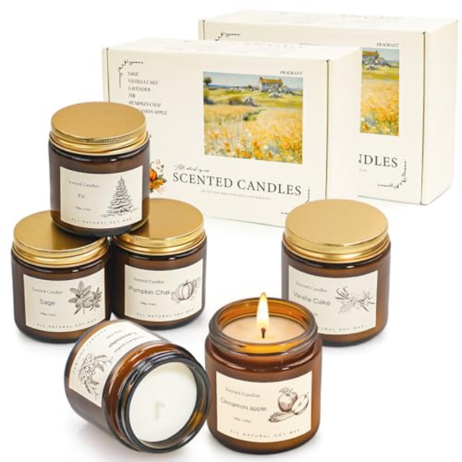 Scented Candles Gift Set for H - مراجعة Home Fragrance وسعره