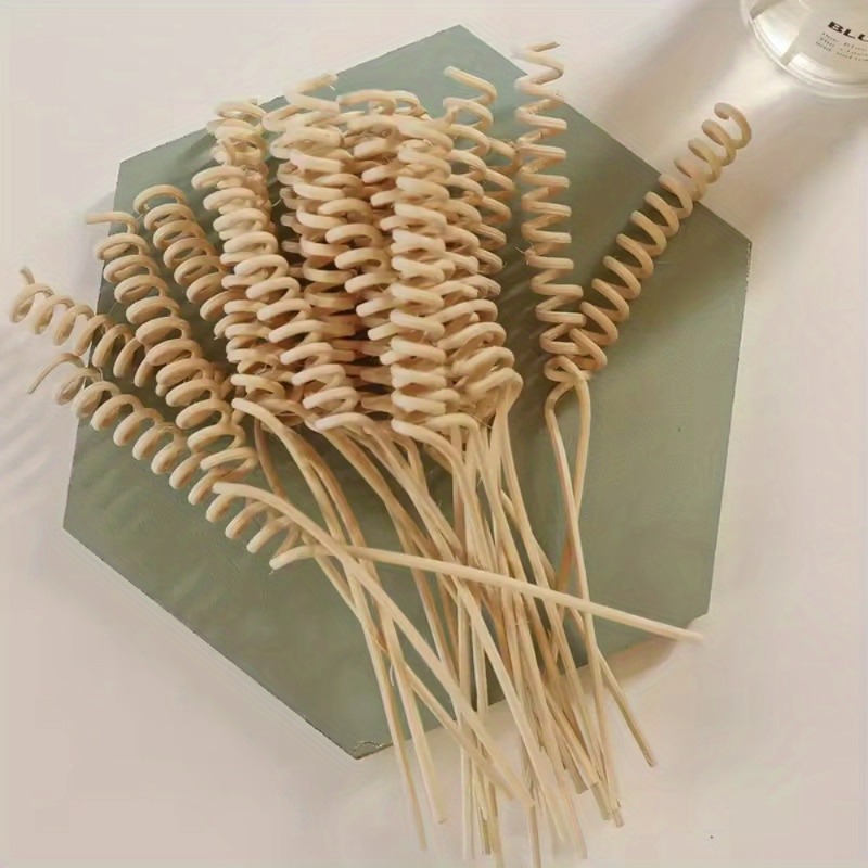 10Pcs Plant Curved Rattan Stic - مراجعة Home Fragrance Bottle وسعره