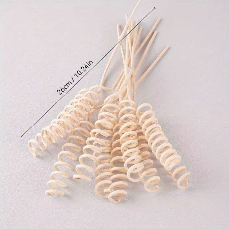 10Pcs Plant Curved Rattan Stic - مراجعة Home Fragrance Bottle وسعره