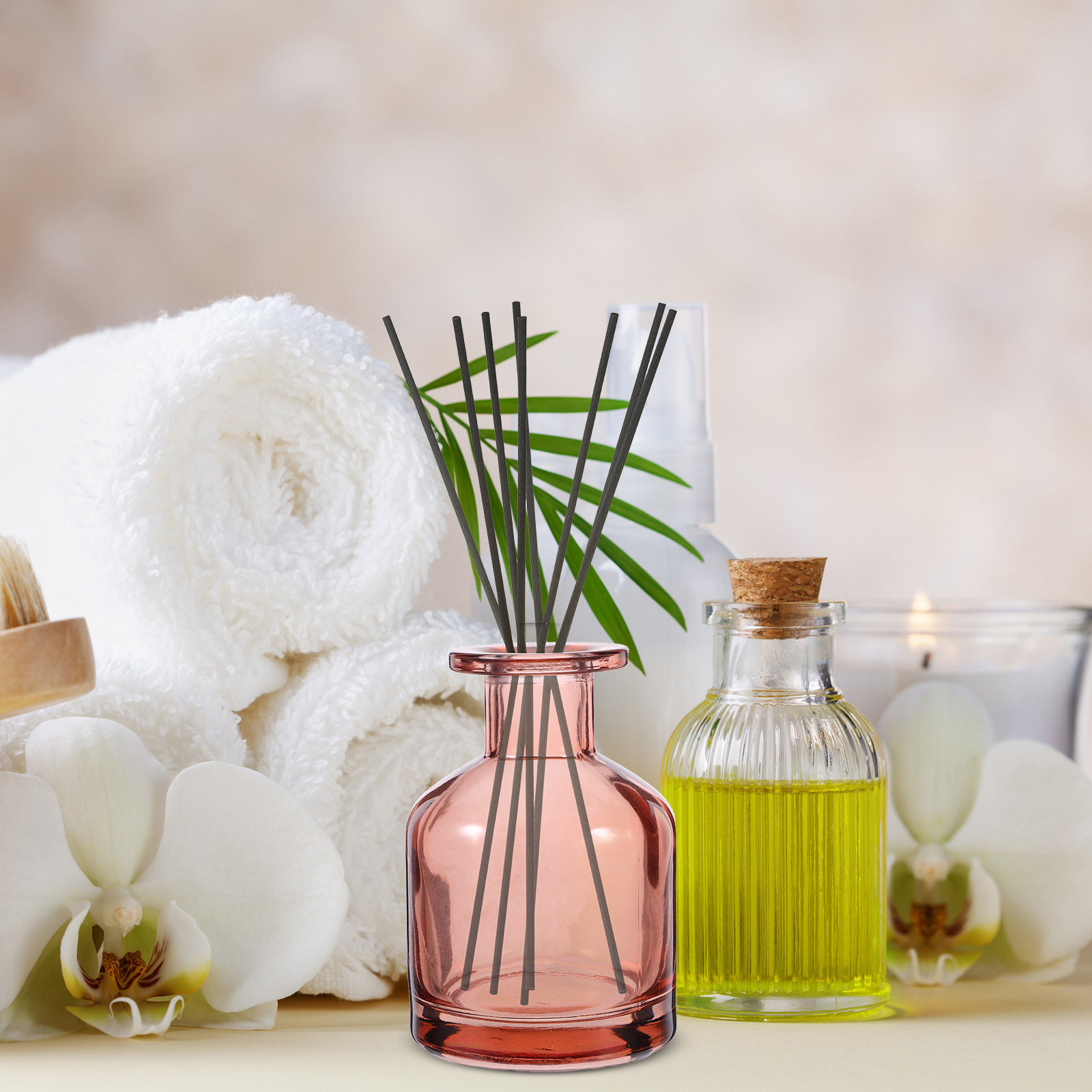 2Pcs Reed Diffuser Bottles Gla - مراجعة Home Fragrance Reed Diffuser Refill وسعره