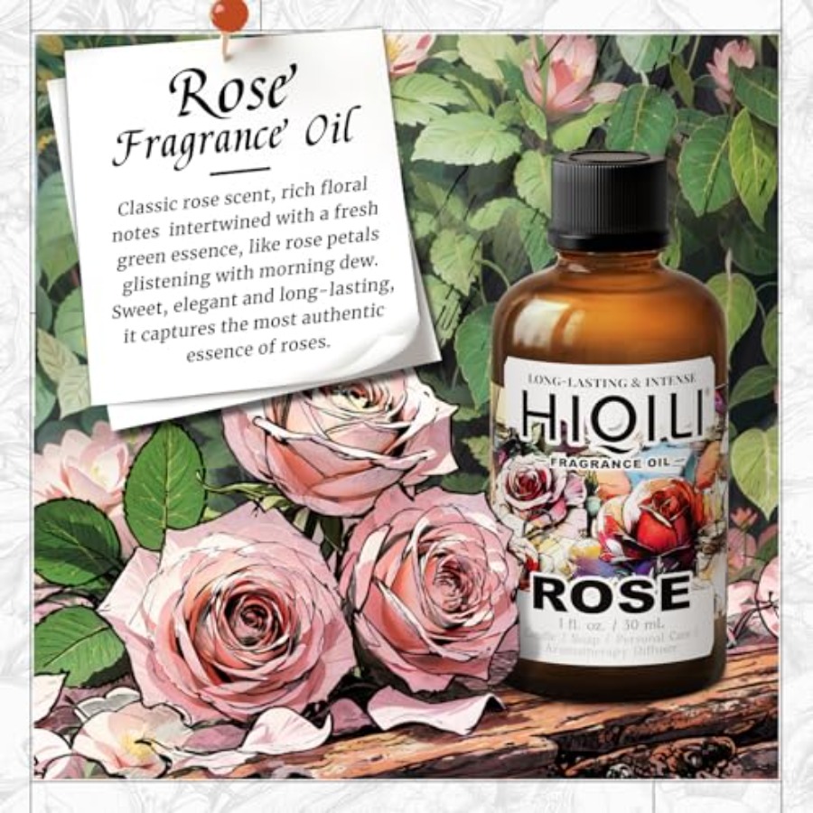 HIQILI Rose Fragrance Oil for  - مراجعة Home Fragrance وسعره
