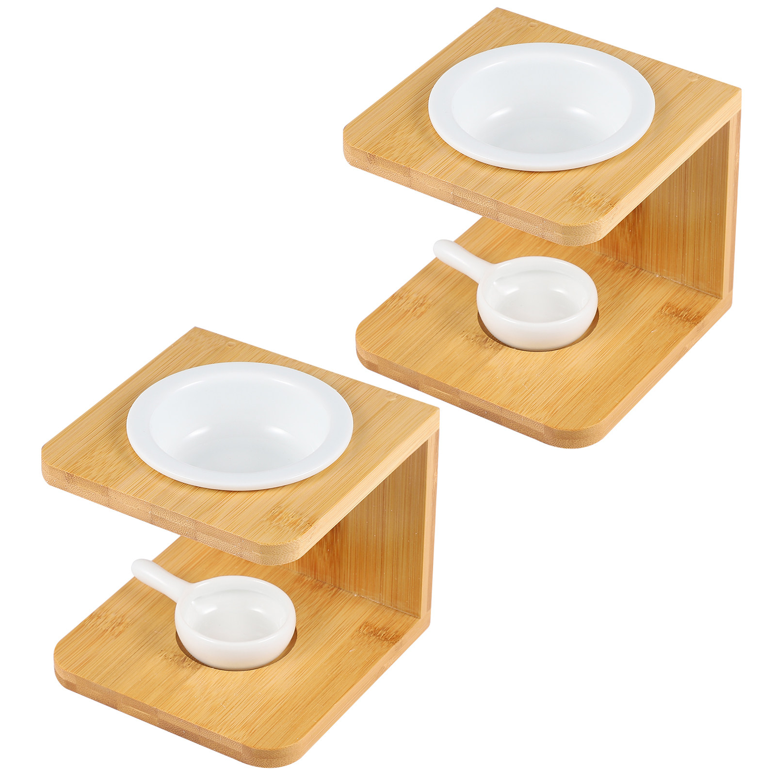 2Sets Bamboo Incense Burner Te - مراجعة Wax Melt Burner وسعره