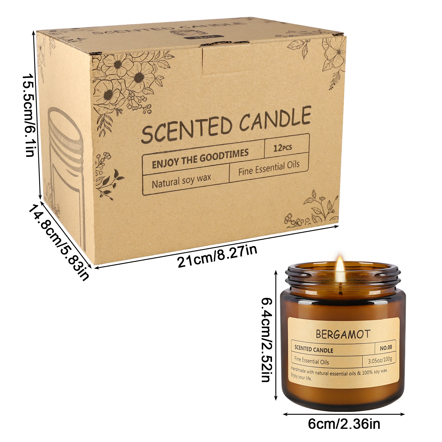 12 sachet scented candles with - مراجعة Home Fragrance وسعره