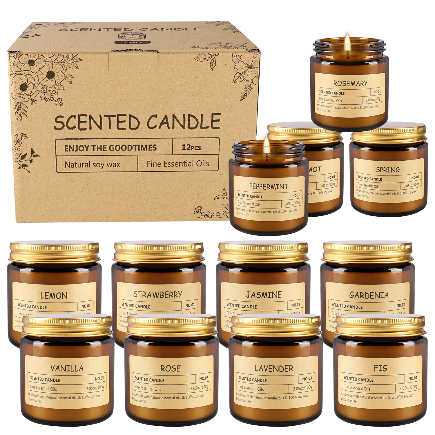 12 sachet scented candles with - مراجعة Home Fragrance وسعره
