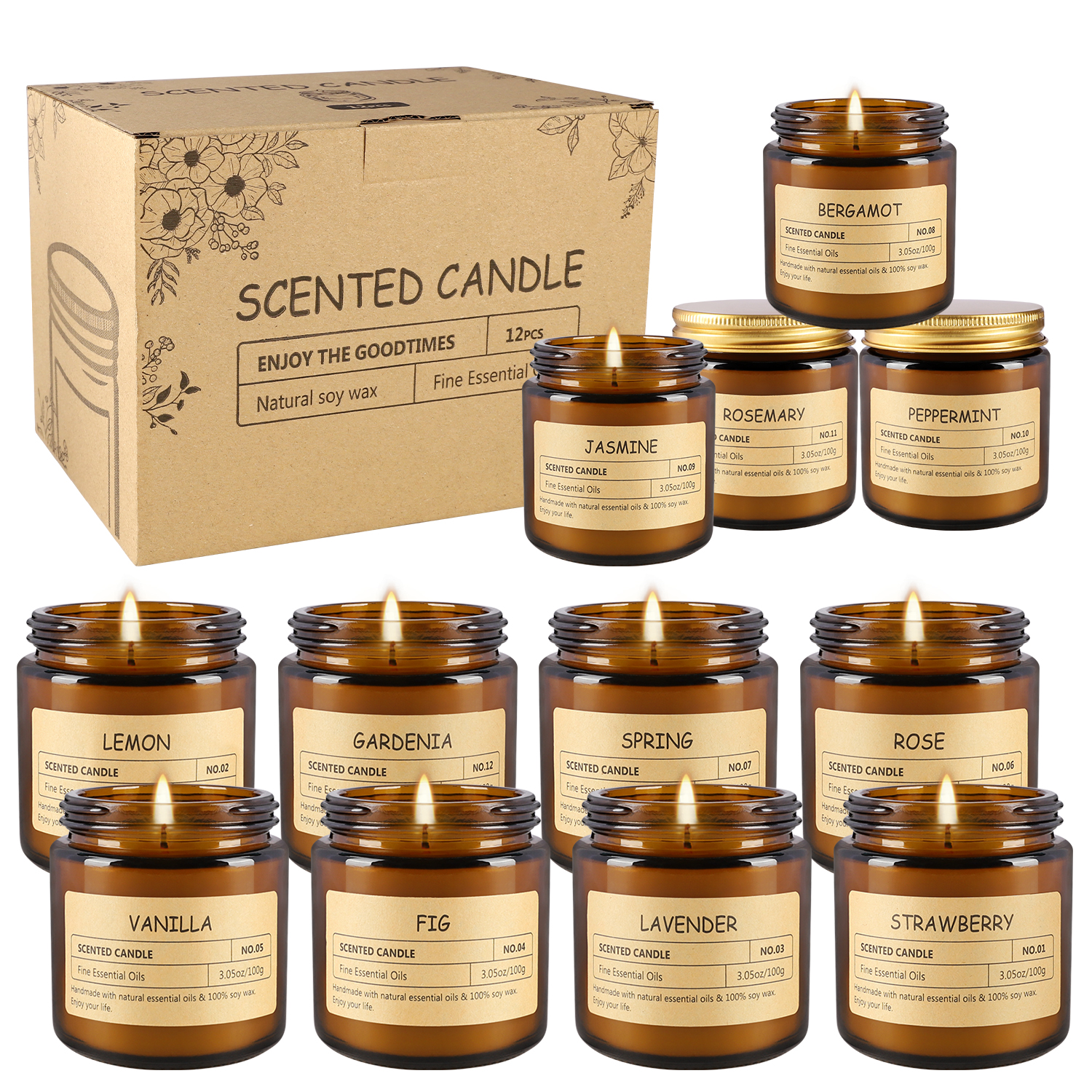 12 sachet scented candles with - مراجعة Home Fragrance وسعره